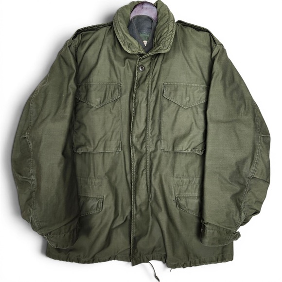Alpha Industries Other - VTG 70s US Military OG107 M65 Field Coat Cold Weather Jacket Medium Army